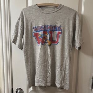 Vintage Rocky and Bullwinkle Wossamotta U Graphic T-Shirt Size S